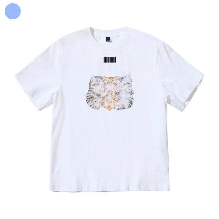 

Kpop WINTER Same Tshirt Kawaii Print Tshirts Summer Short Sleeve Tee Cotton T Shirts for Women Unisex Womens Clothing M