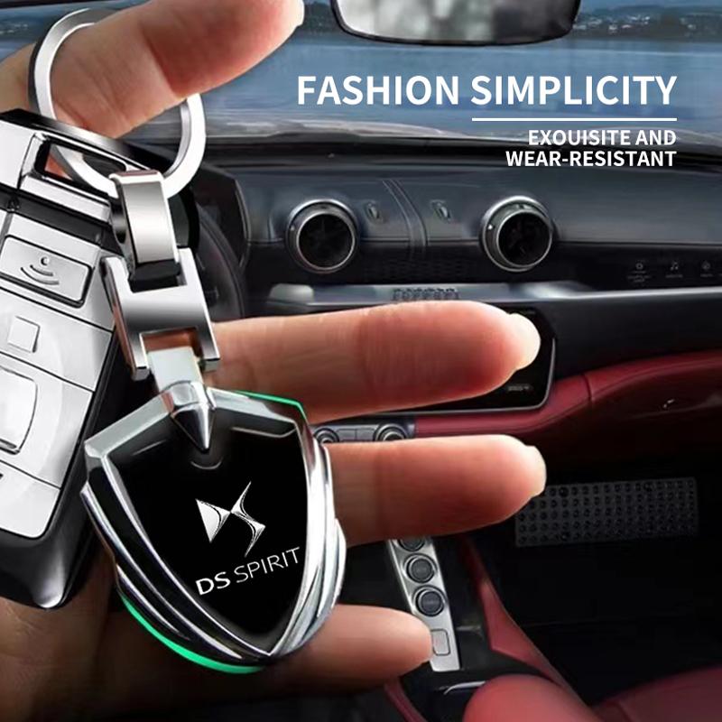 1Pcs Car Keychain Keyrings Key Holder Key-Bag Auto Accessories For DS SPIRIT DS3 DS4 DS4S DS5 5LS DS6 DS7 WILD RUBIS DIVINEDS