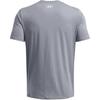 Under Armour Pánské tričko s krátkým rukávem s logem, rychleschnoucí, šedé 1382911-036