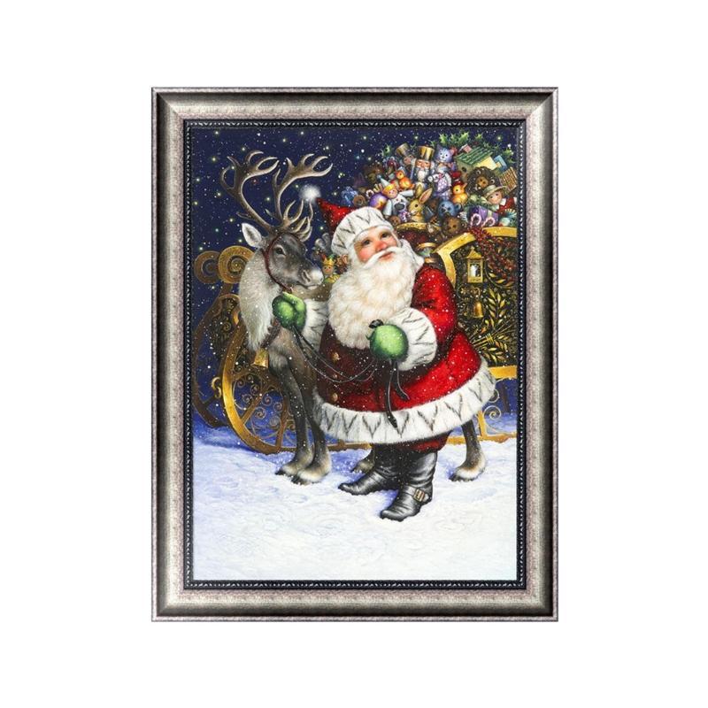 

5D DIY Santa Claus Diamond Embroidery Painting for Cross Stitch Art Craft Home D