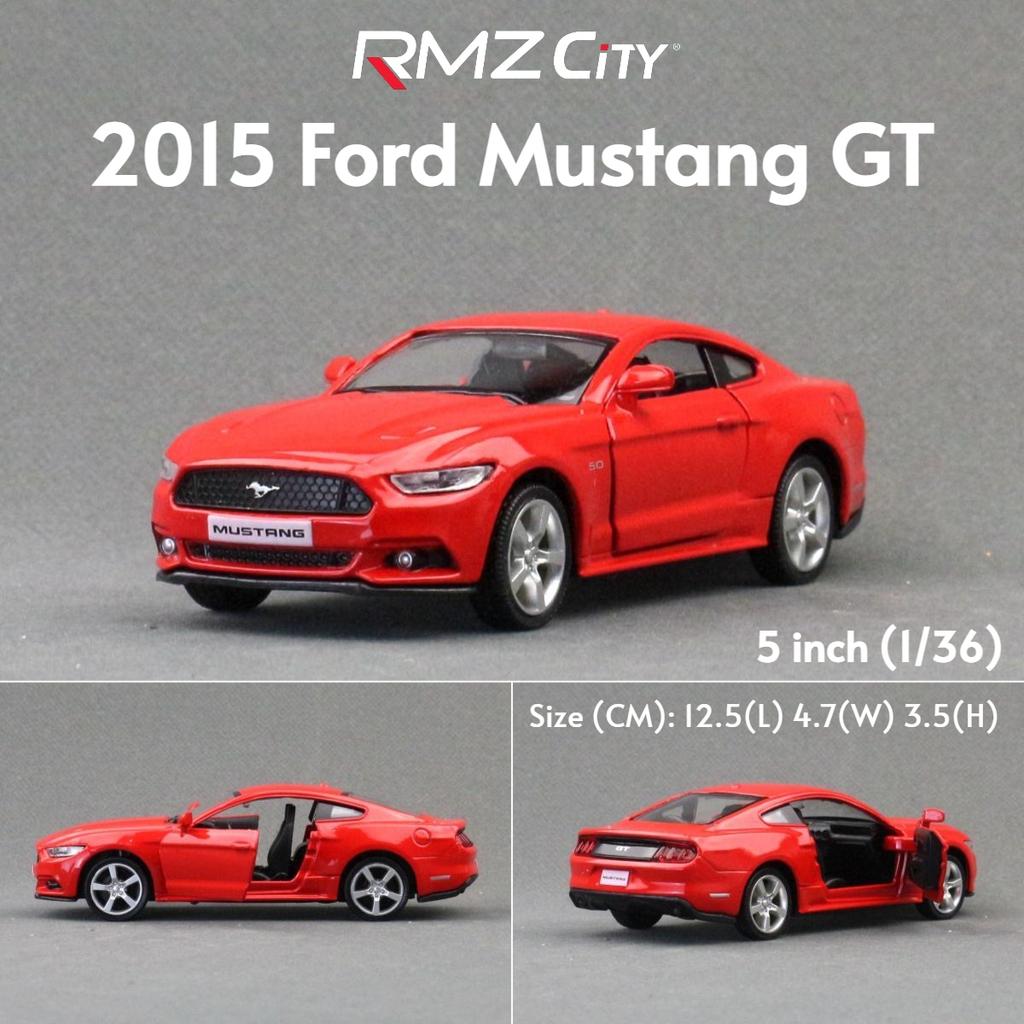 fsbn3 1/36 Ford Bronco Mustang GT F-150 Toy Car Model For Children RMZ CiTY Diecast Metal Miniature Pull Back Collection Gift Kid Boys