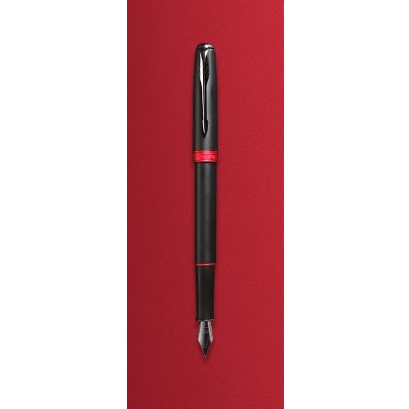 

Перьевая ручка Jinhao [Defiant] Красного и черного цвета, корпус с тонким пером, каллиграфия в бизнес-школе