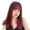 Inner With Wig [Brightlara] Wig, Medium, Full, Semi-Long, Women's, Color, Blonde, Bangs, hf1780-UD