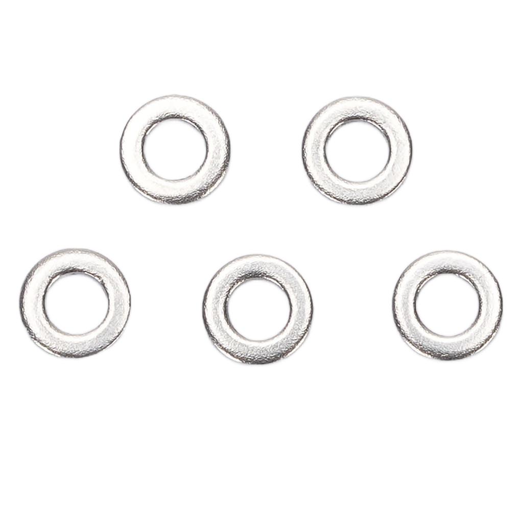 500 Pcs Stainless Steel Flat Washers 3x6x0.5mm Flat Washer Set for M2 and M2.5 Screws