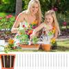 Plant Aeration Tubes 20-Piece Plant Soil Aeration Tube For Gardening 9.8 Inches Prevent Overwatering Ventilation Sticks For