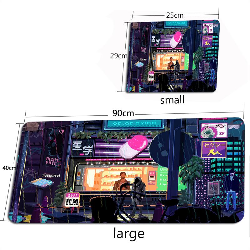 

MRGLZY Japanese Street Mouse Pad Gamer DeskMat Large XXL Computer Gaming Peripheral Accessories Simplicity MousePad Mat for Csgo 290X250X2MM