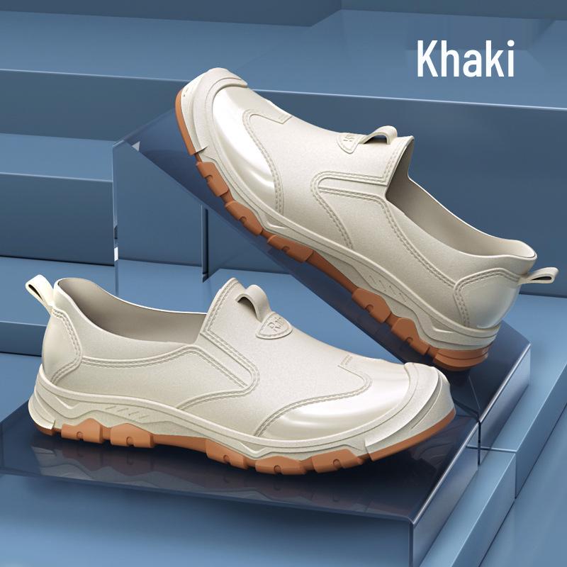 Men's Trendy Slip-On Non-Slip Rain Sneakers - Outdoor Low-Top Water Shoes