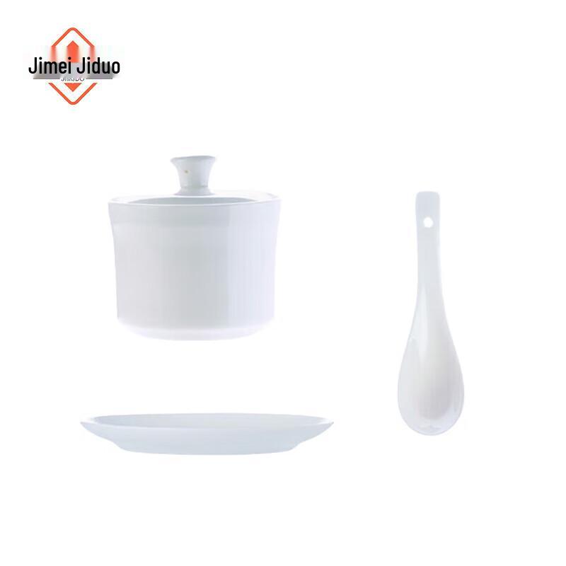 Jimei Jiduo 45% Bone China Double Boiler Stew Pot 320ml