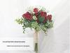Bouquet Sposa Eucalipto Stile Foresta - Composizione Floreale Artificiale a Mano per Matrimoni & Arredo Casa