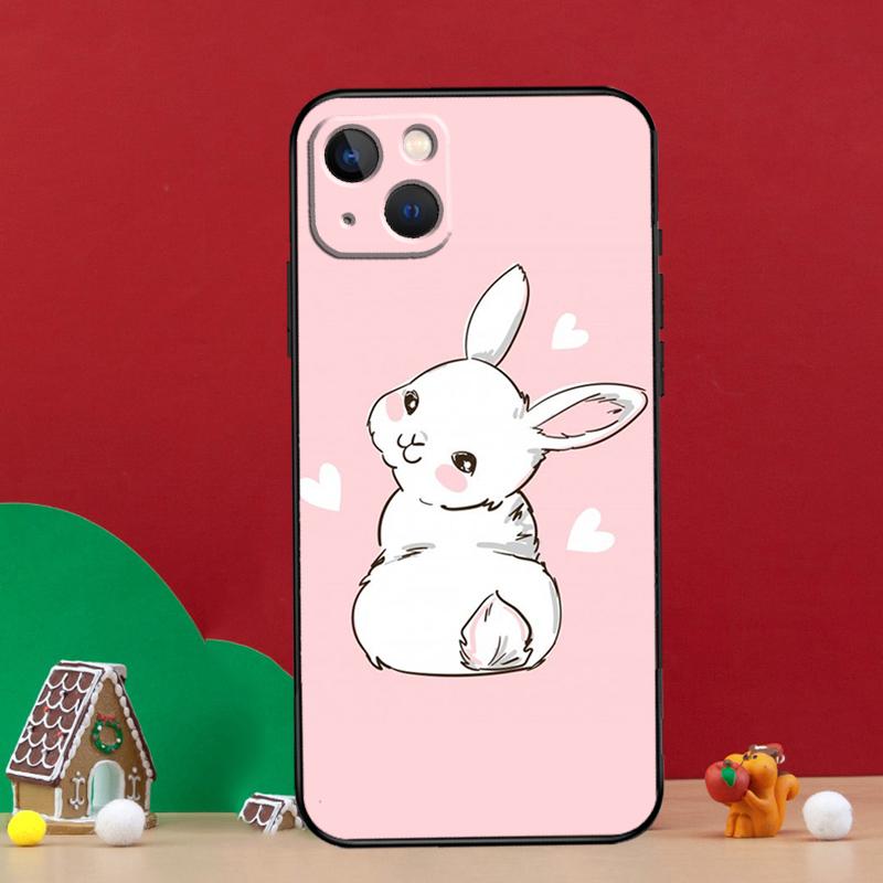 

Cartoon Rabbit Bunny Phone Case For iPhone 15 12 13 Mini Plus X XR XS 11 14 Pro Max Back Cover Shell iPhone X XS