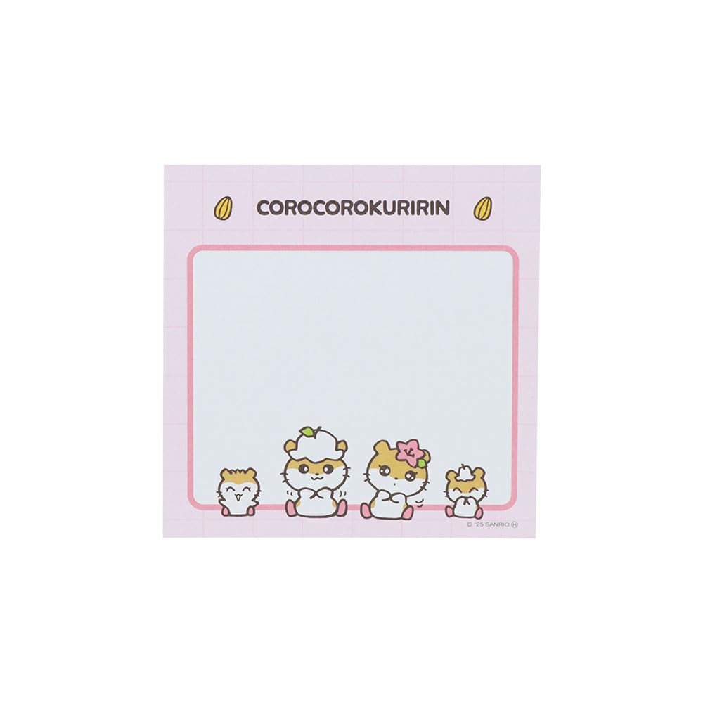 Stationery Korokoro Kuririn Sanrio Characters Square Memo Pad S2849720 Sun-Star