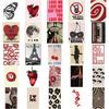 50 Creative Women Posters Stickers: Y2K Style for DIY Journals & Phone Decals