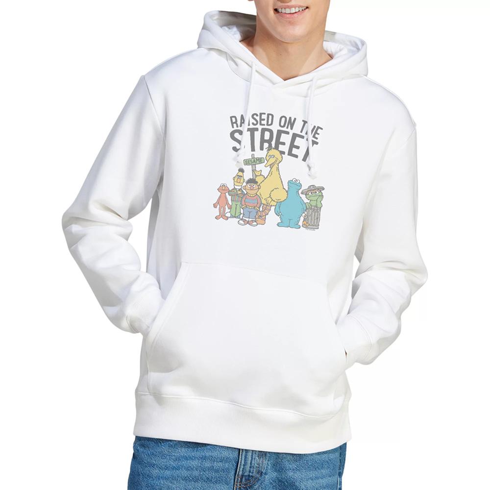 Sesame Street Unisex Adult Raised On The Streets Hoodie