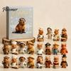 Novelty Gift for Capybara Lovers 2026 Christmas Advent Calendars, 24 Days Countdown with Creative Desk Accessories Cute 2D Hanging Ornaments, Holiday