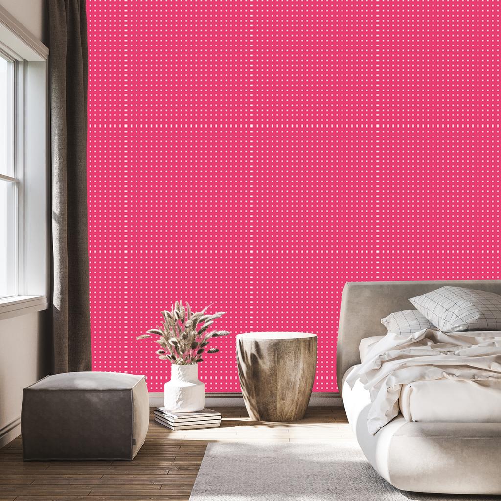 Rose Dots Wallpaper, Rose Background for Living Room and Bedroom 50x1000