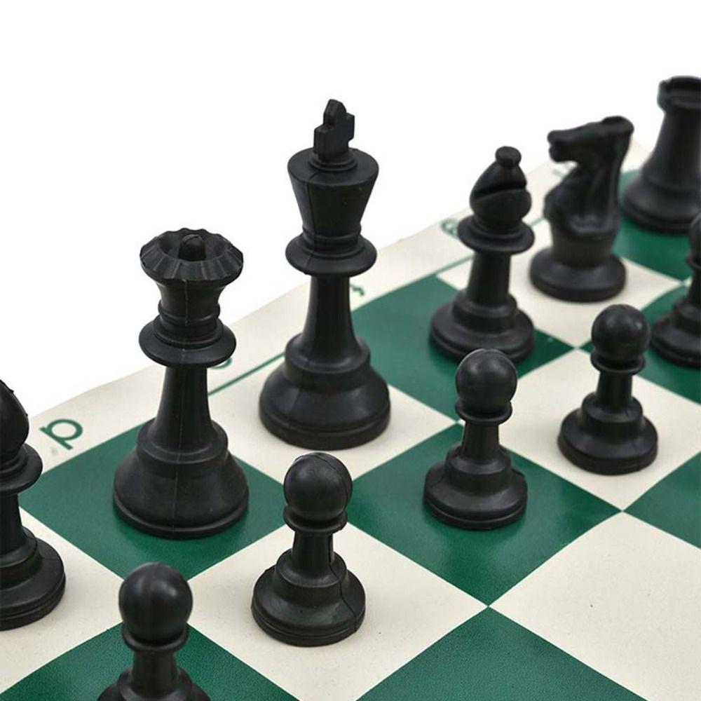 Board Games Folding Chessboard 34cm/50cm Kids Chess Set Outdoor Travel Chess Set  Family Gathering