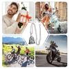 Vintage Ornament Motorcycle Bell Hanger Charm Riding Bell Necklace for Men Motorcycle Accessories Jewelry  Lucky Ornament