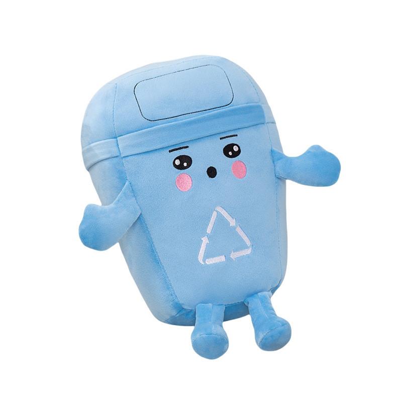 Plush Plant Shaped Garbage Bin Toy With Pp Cotton Filling For Kids Room Decor