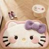 Hello Kitty Irregular Faux Cashmere Bath Mat - Thick, Water-Absorbing Floor Mat for Bathroom or Bedroom