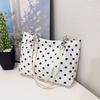 2026 Women's High-Capacity Polka Dot Tote Bag - Fashionable Shoulder & Handheld Design