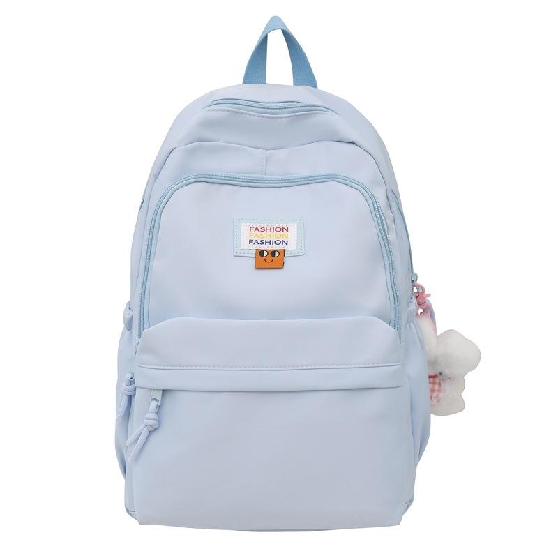 

Рюкзак для студентов колледжа, для девочек, для учеников средней школы, большой вместимости, молочно-желтый, универсальный, дорожный рюкзак для девочек светло-синий