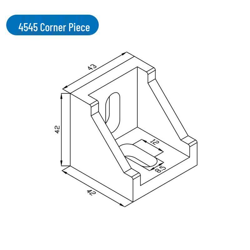 Heavy Duty Aluminum Alloy Corner Brackets