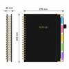 300 Pages Business Notebook Thick Paper Paper Journal Portable Twin Coil Binding  Office Use