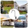 Motorhome 360 Degree Brass Faucet RV Folding Faucet Caravan Camper Accessories Yacht Campervans Faucet Camping Supplies Novelty