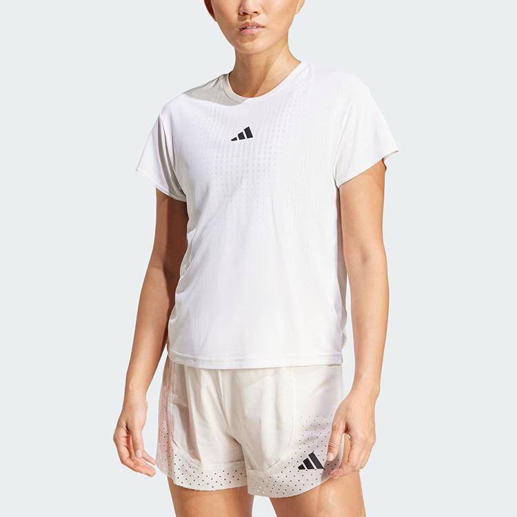 Adidas Airchill Climacool Performance Comfortable Soft Moisture-Wicking Cool-Dry Breathable Sports Fitness Short Sleeve T-Shirt Women T-Shirts JH1469