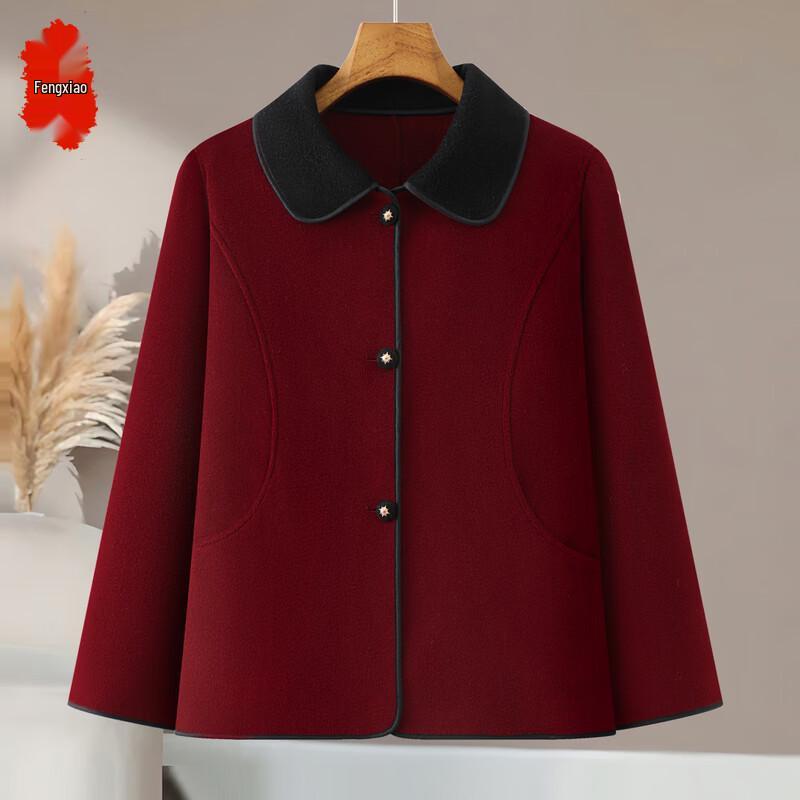 Женская модная весенняя куртка из смесовой шерсти 2XL