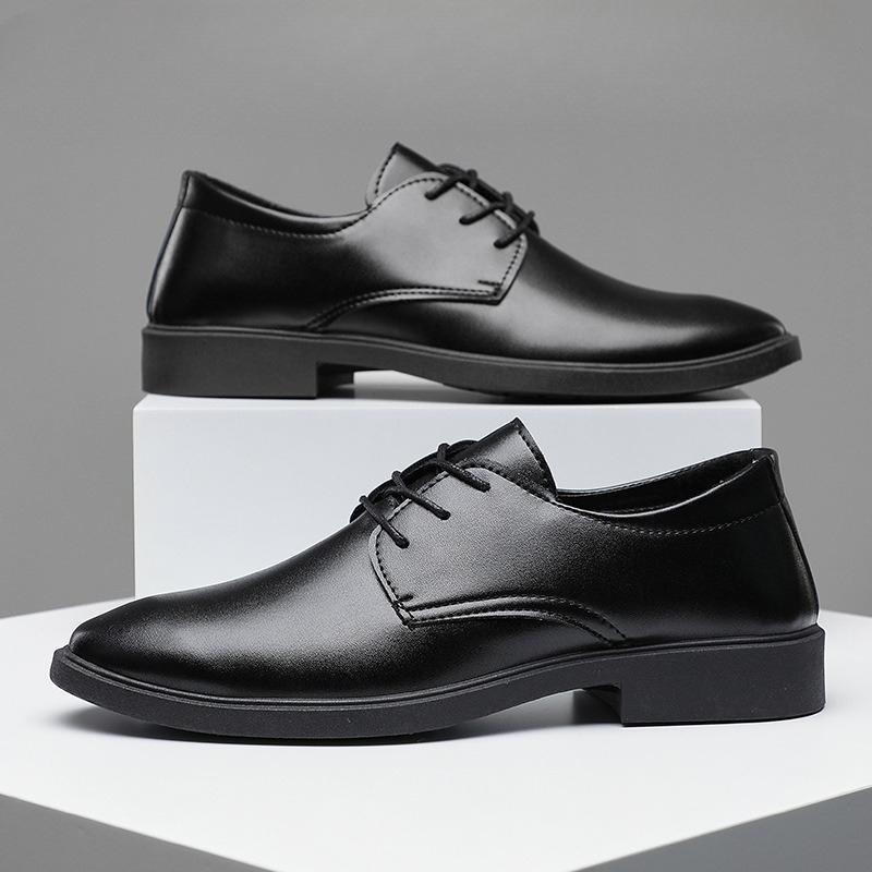 Fashion Luxury Men's Formal Shoes Fashion Pointed Casual Leather Shoe Business Dress Shoes for Men Wedding Shoes Laced Oxford Footwear