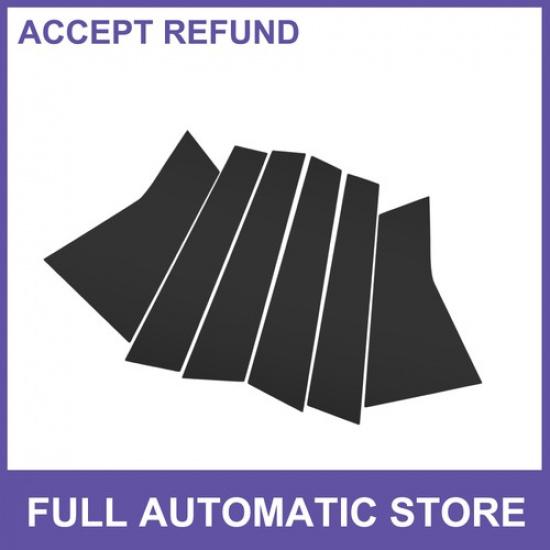 6Pcs Car Door Pillar Window Trim for Acura RDX -2024 Black