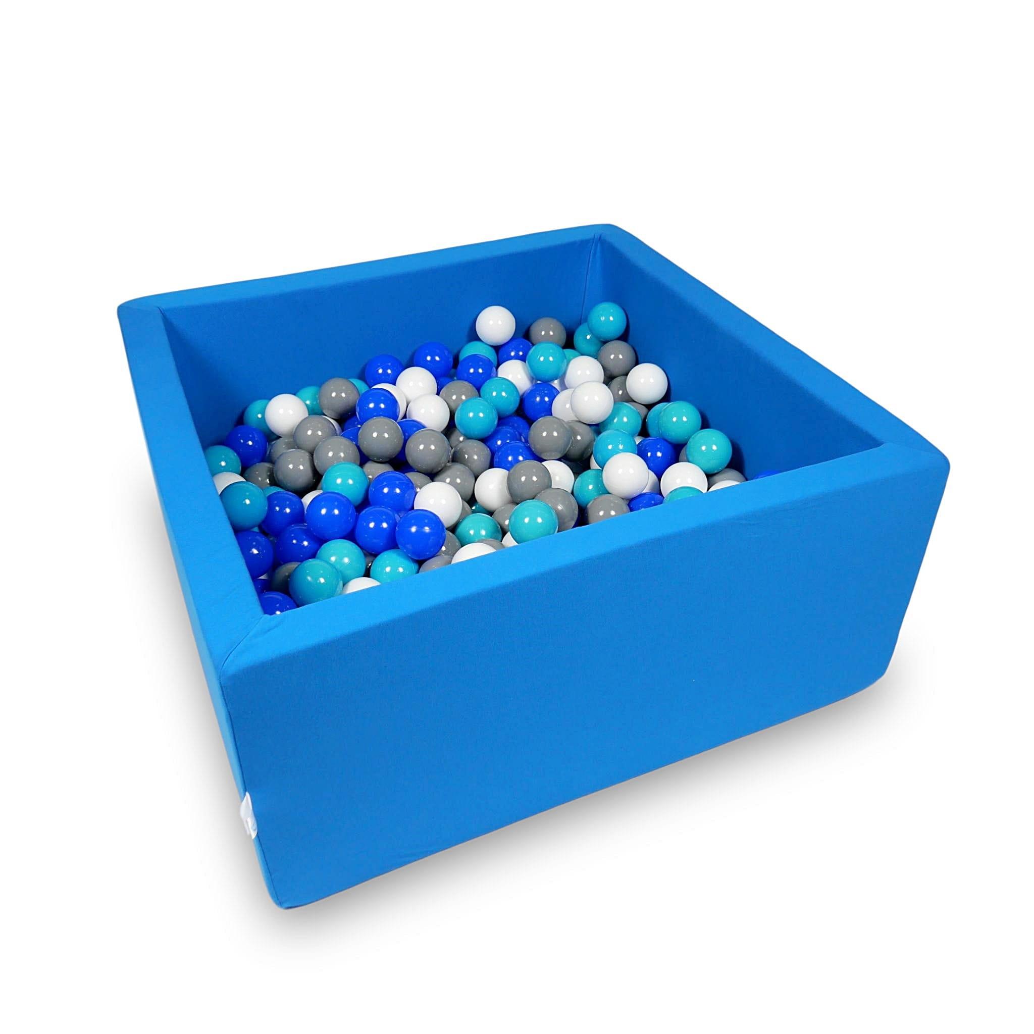 Dry pool 90x90x40cm blue with 400