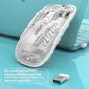 High Definition Transparent Magnetic Shell Silent Dual-mode Mouse 2.4G Wireless 500mAh Ultra Long Battery Life