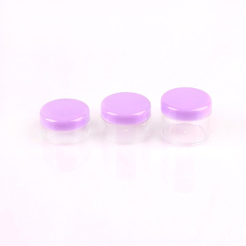 Portable Skincare Dispenser Set: Cosmetic Bottle & Cream Jar with Lid