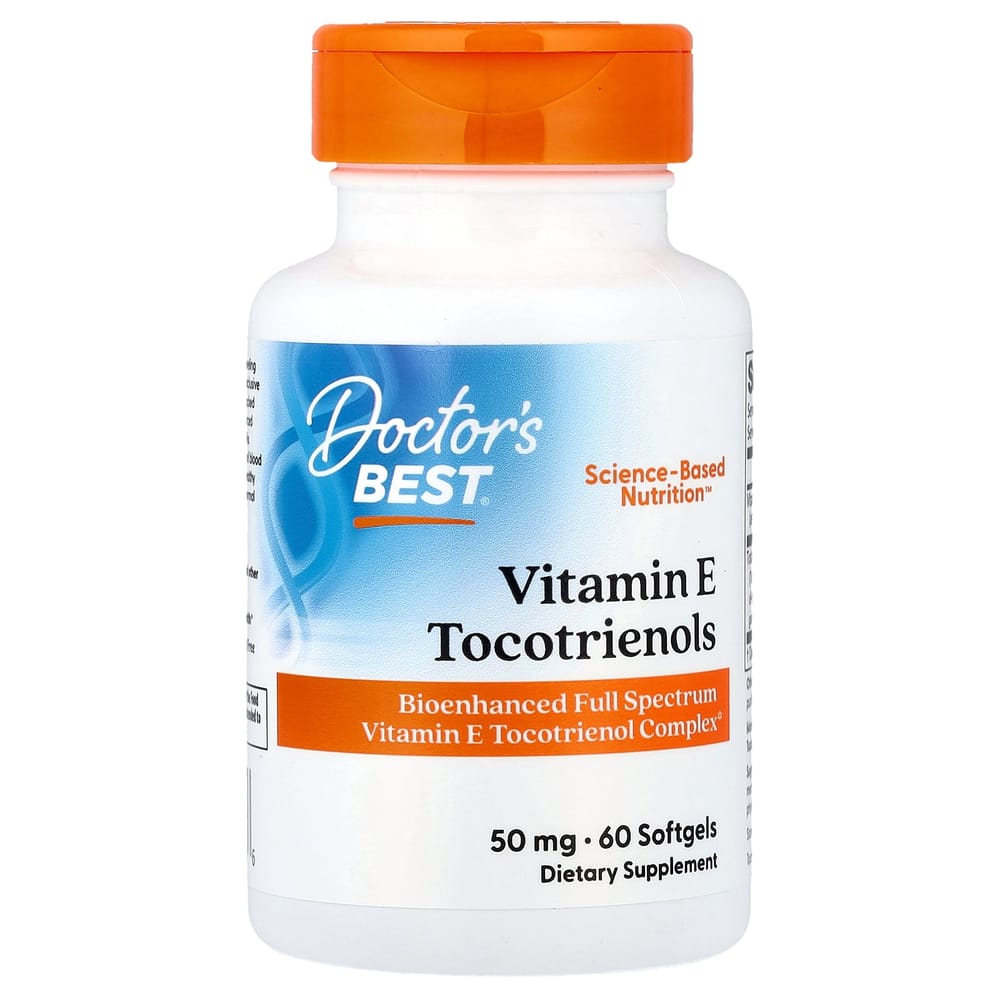 

Doctor s Best EVNol SupraBio Tocotrienol 50mg Softgels, 60 Counts 60 pcs - 1 ea