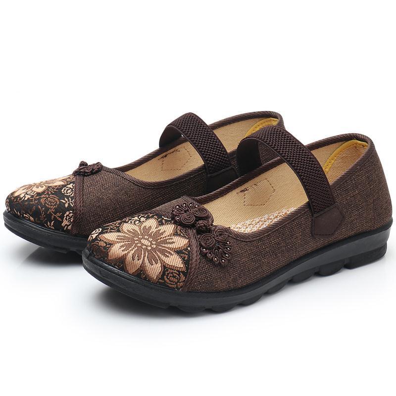 Women's Shoes Old Beijing Cloth Shoes Flat Shoes Non-slip Soft Bottom Shoes