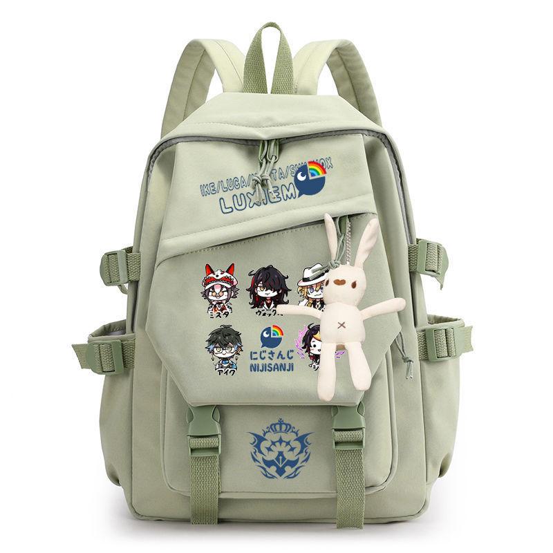 

Cartoon Junior High School Students, Primary School Students, Boys And Girls In Grades 3 To 6, Large-Capacity Backpacks світло-зелений колір