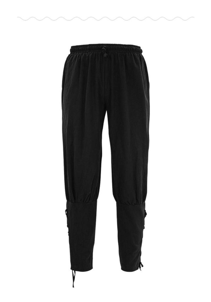 Halloween Pirate Renaissance Stirrup Pants Adult Costume for Stage Performance