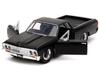JADA TOYS 1/32 Scale Fast & Furious Chevrolet El Camino 1967 Matte Black F&F10 Chevy El Camino Diecast Model Car [Parallel Import]