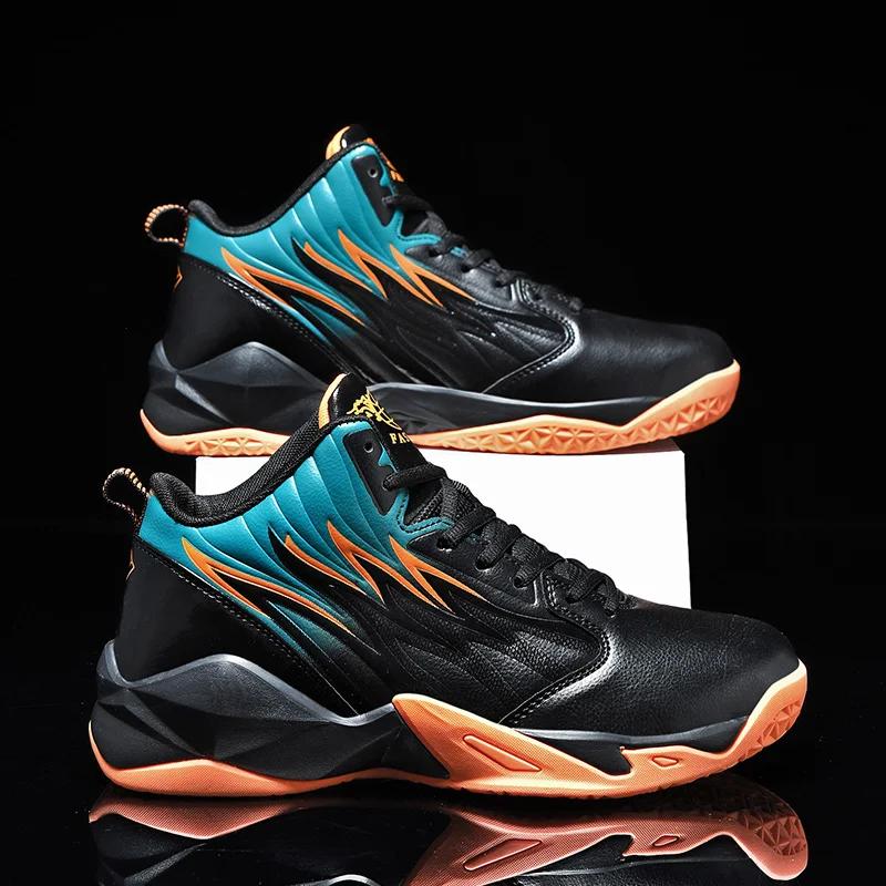Fashion Men's Basketball Shoes Non-Slip Original Field Training Sports Student Male Outdoor Breathable Sneakers Athletic Basket Shoes