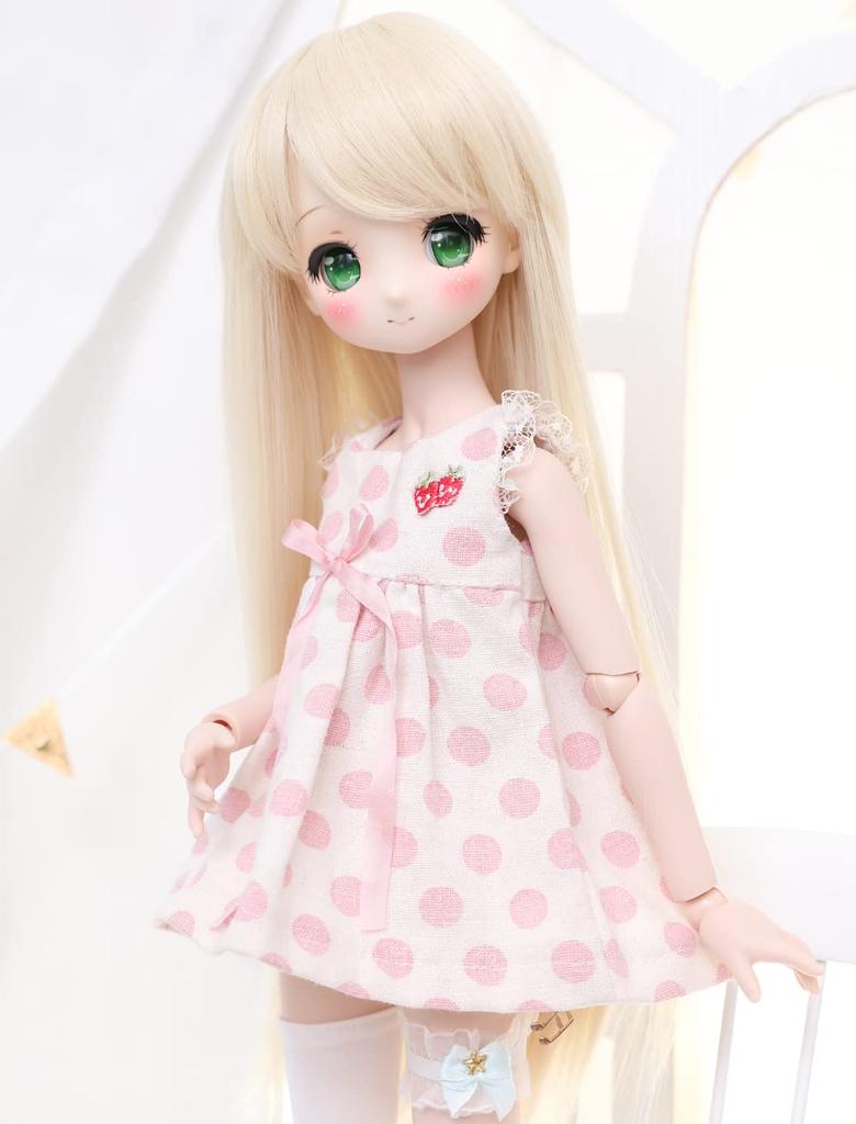 Linfairy Comb Size Doll Wig for BJD Long Hair + 1/3 (Blonde)