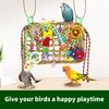 Jouets pour Oiseaux Jouets Faits Main pour Oiseaux Jouets Amusants pour Perruches Jouet Portable pour Perruches Jouet à Mâcher pour Perroquets Jouet pour Oiseaux Perroquets 1x7.9