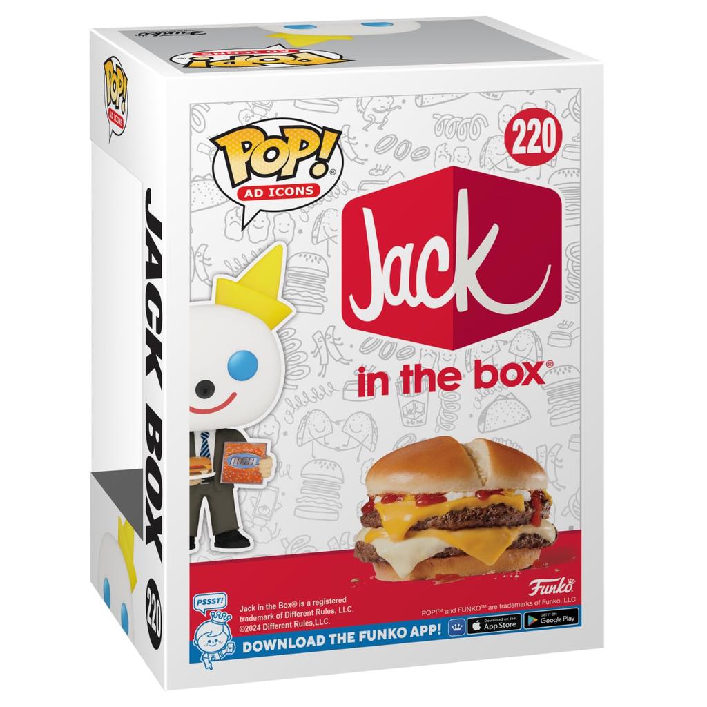 Jack in the Box with Burger Figure Funko!POP