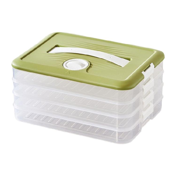 1234 layers Food Storage Container GreenWhite Kitchen Food Preservation Box зелёный 1640₽