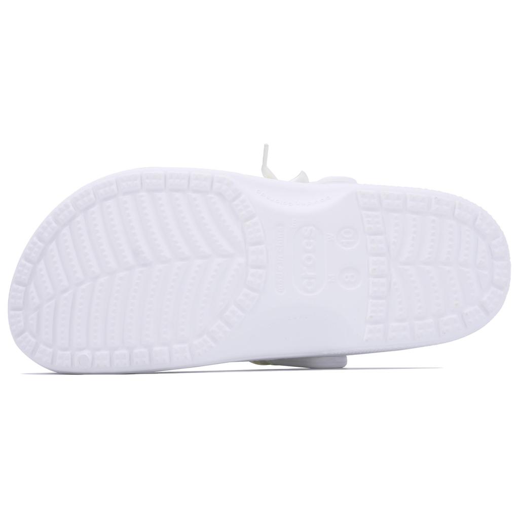 Crocs Classic clog black and white SDS EVA simple, casual and comfortable versatile classic hole shoes for men and women white