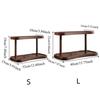 Wooden Desktop Storage Rack Minimalist Spice Jar Storage Holder Display Rack  Jewelry Storage
