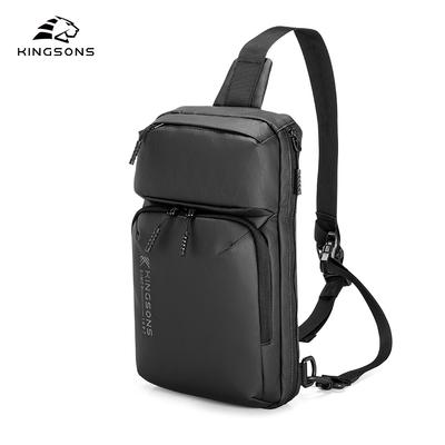 Pánská taška crossbody Vodotěsná náprsní taška 2025 Nový stručný design Business taška přes rameno Taška na tablet 9,7 palce Černá KS3336W