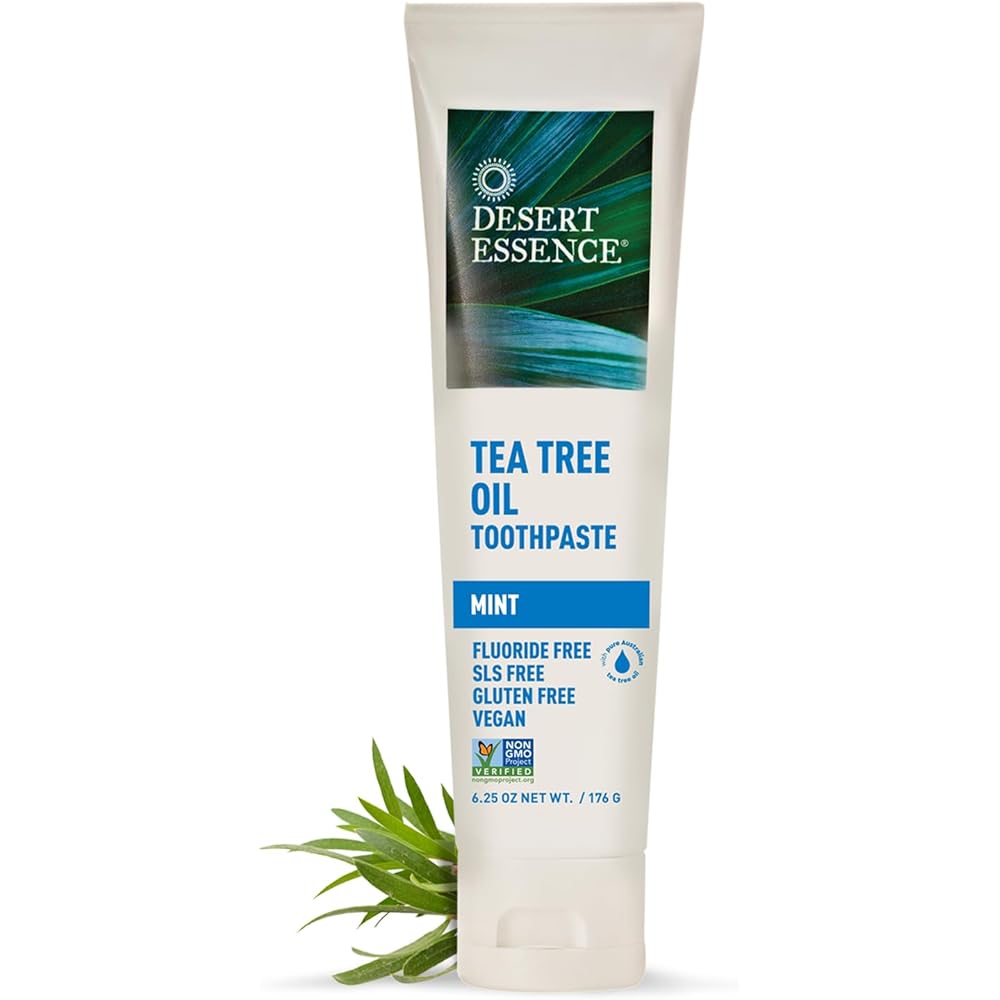 Desert Essence Mint Toothpaste 176g Natural Ingredients Oral Care