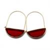 Female Cut Semi-circular Versatile and Personalized Minimalist Earrings